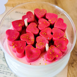 Coeurs rouges d’amour